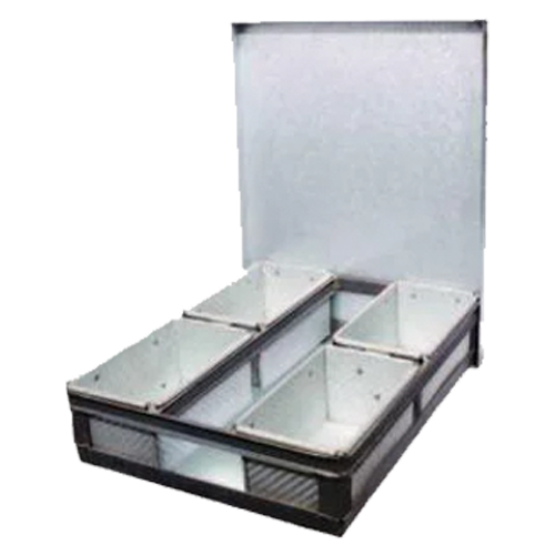 Four Pocket Pan with Plain Lid